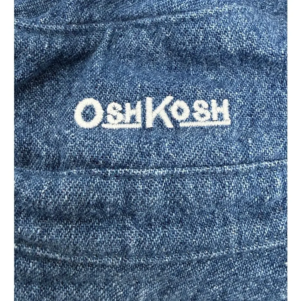 Vintage OshKosh B’gosh Denim Hat Infant‎ 100% Cotton Embroidered Early 2000s